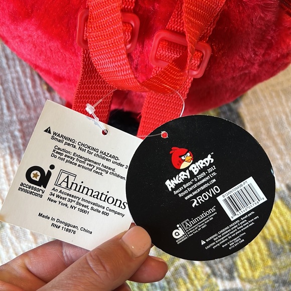 NWT Plush Angry Birds Backpack - Picture 8 of 13